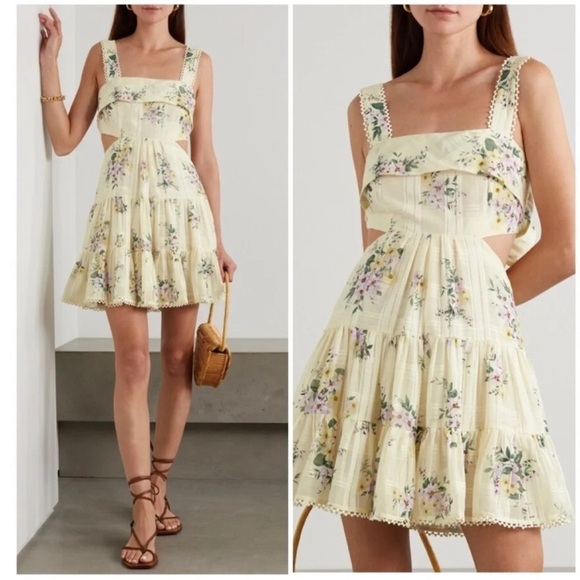 Alemais Margot Floral Mini Dress - Picture 1 of 11